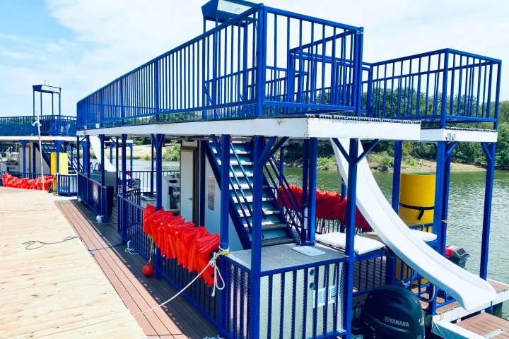 Blue Goose II Party Boat With Slide